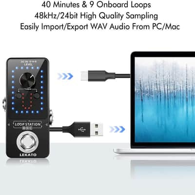 Guitar LOOPER & TUNER Effect Pedal Guitar Looping and Tunning image 8
