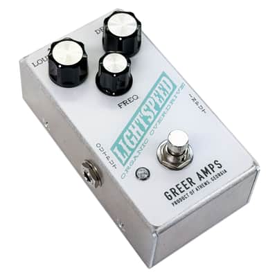 Greer Amps Lightspeed Organic Natural Overdrive White Teal Black