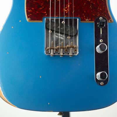 Fender Custom Shop 1963 Telecaster Relic Aged Lake Placid Blue image 4