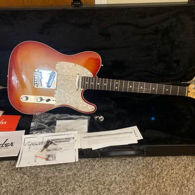 Fender American Deluxe Telecaster with Rosewood Fretboard 2011 - 2016 - Aged Cherry Burst image 11