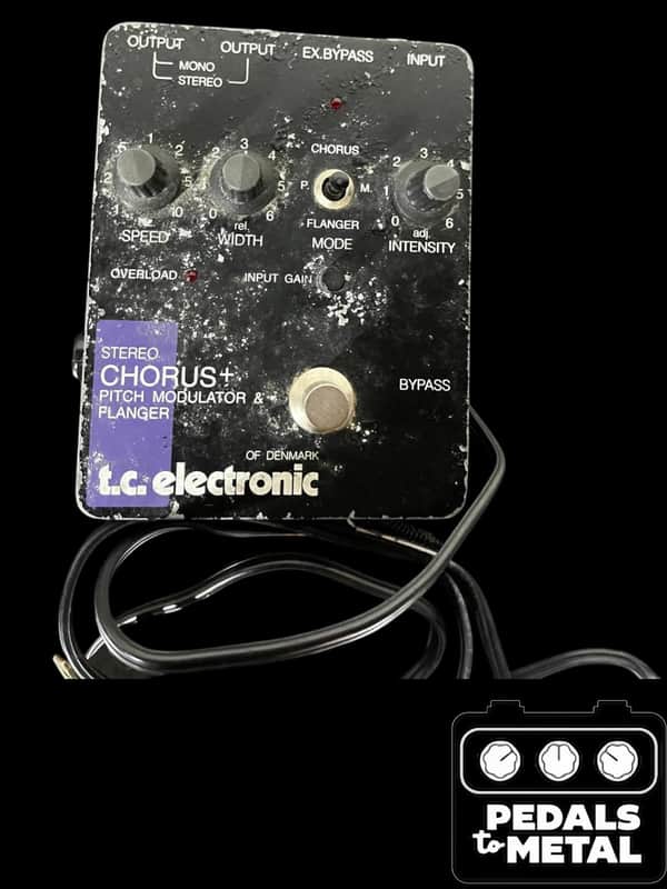 TC Electronic Stereo Chorus + Pitch Modulator & Flanger 1991 - 2016 - Black - X15987 image 1