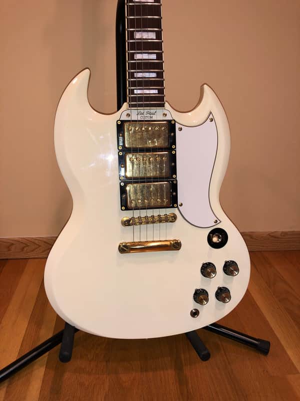 Burny SG Custom RSG-70 Japan MIJ 80s White RSG-70 Big 50s Neck
