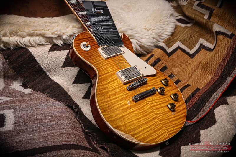 2014 Gibson Custom Shop Made For Japan Les Paul R9 Heavy Aged "Sunburst"