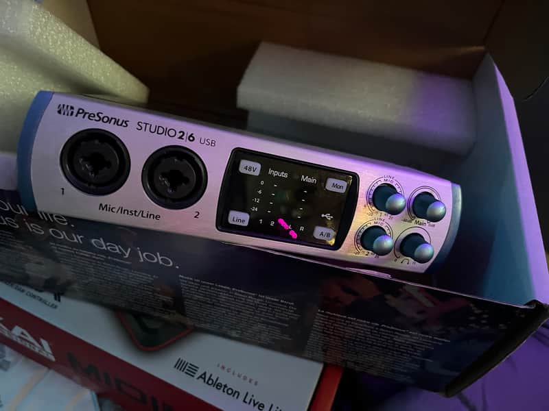 PreSonus Studio 2|6 USB Audio Interface 2010s - Silver image 1