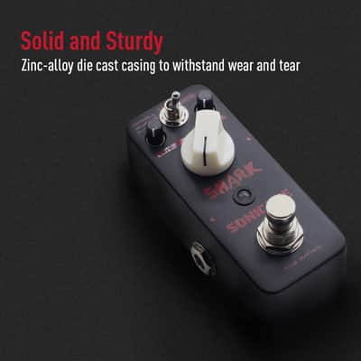 SONICAKE MiniLane Shark Classic Crunch/Distortion Guitar Effects Pedal(U.S. domestic inventory) image 5