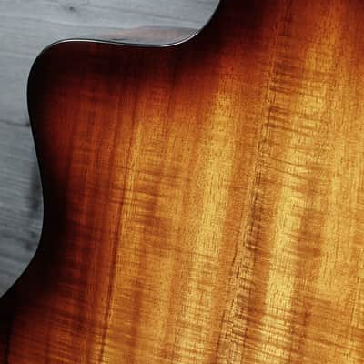 Taylor 224ce-K DLX Koa Acoustic-Electric Guitar | Grand Auditorium Cutaway w/ ES2 Pickup image 12