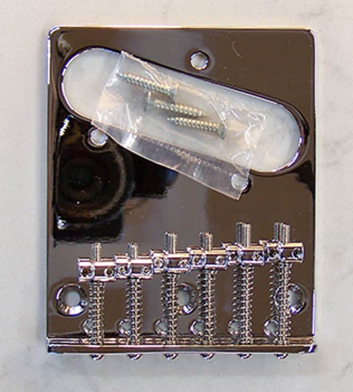 Allparts TELECASTER BRIDGE - Chrome image 1