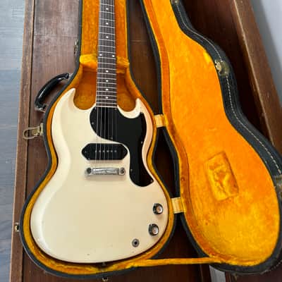 Gibson all original 1963 SG Jr, Polaris white image 1