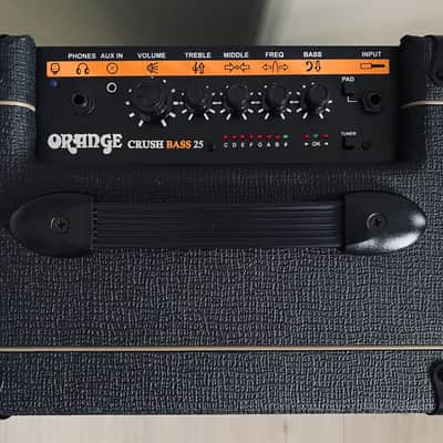 Orange Crush Bass 25 25-Watt 1x8" Bass Combo 2016 - Present - Black image 3