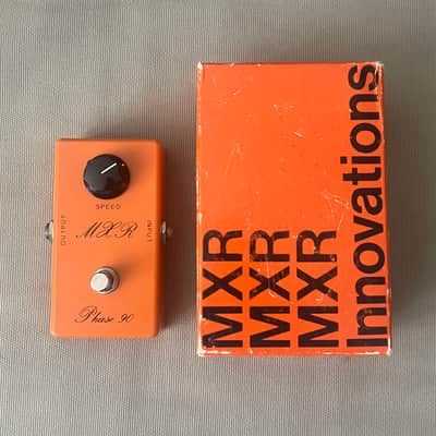 Vintage MXR Phase 90 Script Logo - Orange - with Original Box image 1