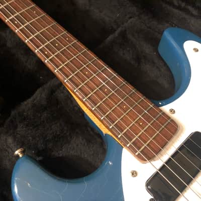 Vintage Mosrite Ventures ii Slab Body 1965 Blue EXTREMELY RARE Johnny Ramone HSC !!! image 6