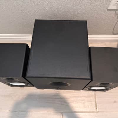 Yamaha HS8 Subwoofer and Pair of HS5 5" Powered Studio Monitors image 2