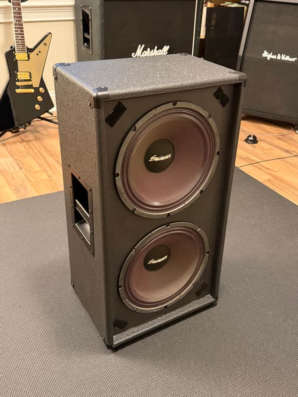 Vertical 2x12 Guitar Cabinet with Vintage Eminence Speakers – 16 Ohm image 1