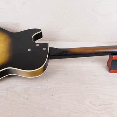 Airline 7206 Sunburst 1963 Harmony H-45 Stratotone Vintage Made in USA w/ Bag image 10