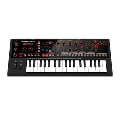 Roland JD-XI 37-Key Four Simultaneous Effects Sections Compact Interactive Analog/Digital Crossover Synthesizer with a Sturdy Gooseneck Mic and Pro Drum Kits (Black) image 2
