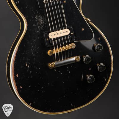 Gibson Custom Shop Limited Edition 1954 Les Paul Custom Reissue Heavy Aged Ebony #46321 image 6