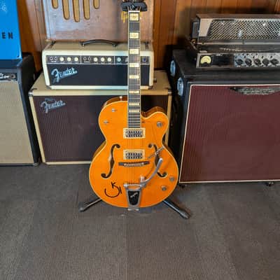 Gretsch G6120RHH Reverend Horton Heat Signature Hollow Body Electric Guitar w/Case - Orange Stain Lacquer (2006) image 1