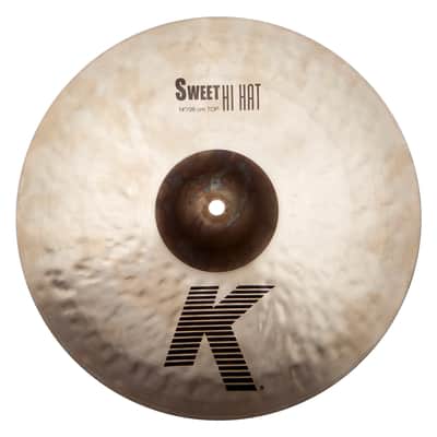 Zildjian 14" K Sweet Hi-Hat Cymbal Pair + FREE Vater Hickory Drum Sticks! Make Offer! CA's #1 Dealer image 2
