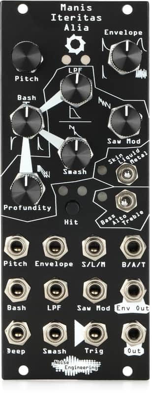 Noise Engineering Manis Iteritas Alia Multimode Oscillator Eurorack Module - Black image 1