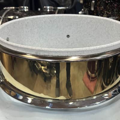 Arbiter 5 1/2" X 14" Snare Drum (733A-2256) 90's - BOW - Brass Over Wood image 11