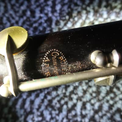 Vintage 1930s Buffet Crampon & Cie Clarinet Buffet LP Low E Made In Paris France Straight Clarinet Straight Wood Original Case image 11