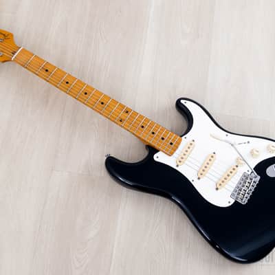 1988 Fender Stratocaster ‘57 Vintage Reissue ST57-55 Black w/ Hangtag, Japan MIJ Fujigen image 12