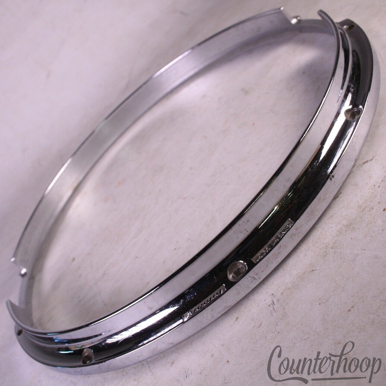 Ludwig 14" Twin-Channel 3lb Die-Cast Rim/Hoop 10-Lug Snare Drum Resonant Vintage — main photograph