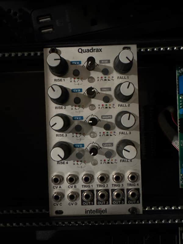 Intellijel Quadrax Quad Function Generator Eurorack Synth Module 2020 - Present - White