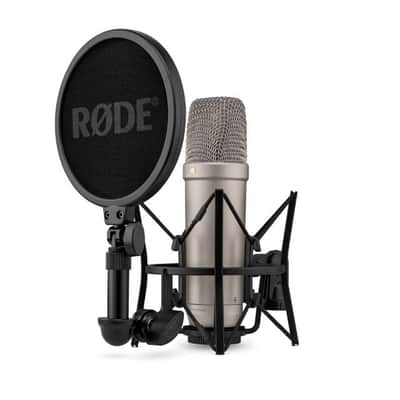 RODE NT1 5th Generation Studio Condenser Microphone – Silver image 1