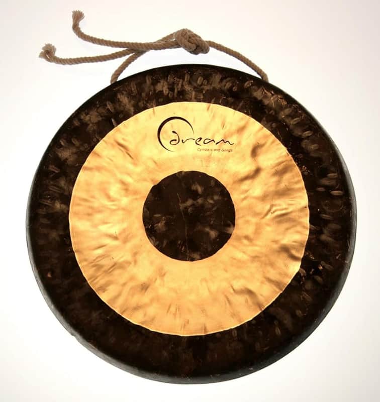 Immagine Dream Cymbals CHAU16 Chau Black Dot Gong, 16" - 1
