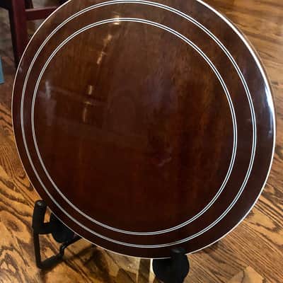 Tim Davis Banjos Mack Crowe Gold Engraved Bluegrass Banjo 2020 Mahogany image 6