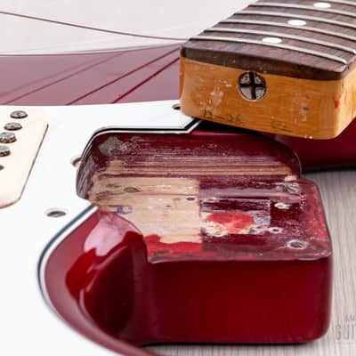 1983 Fender Stratocaster '62 Vintage Reissue JV ST62-65 Candy Apple Red 100% Original, Japan MIJ Fujigen image 16
