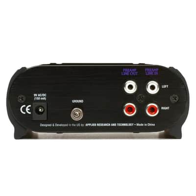 Art DJ PRE II Phono Preamp Bundle with Pig Hog Dual Cable RCA - RCA Cables 3ft and Liquid Audio Instrument Polishing Cloth - Phono Preamp for Turntable, Record Player image 4