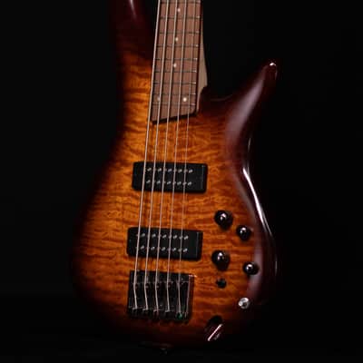 Ibanez SR405 Electric Bass, Dragon Eye Burst - Blem image 2