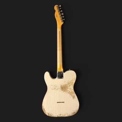 Fender Custom Shop '52 Telecaster Heavy Relic - 3,3kg 2021 - White Blonde - VIDEO image 4