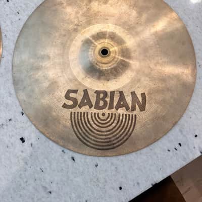 Sabian 14" AAX Stage Hi-Hat Cymbals (Pair) 1993 - 2001 - Natural image 2