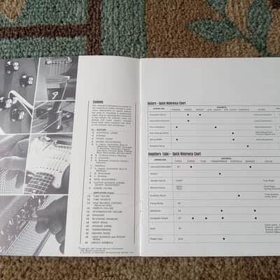 Vintage March 1967 Fender Service Manual for Guitars and Amplifiers! Rare, Original Case Candy! image 2