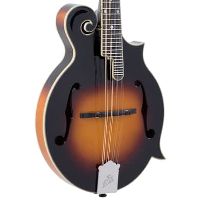The Loar LM-600E-VS Acoustic Electric Hand Carved Solid F-Style Mandolin w/Case image 5