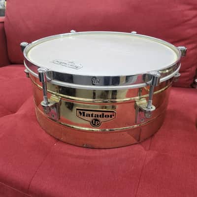 Latin Percussion Matador Series 14/15" Brass Timbales - Brass/Chrome image 2