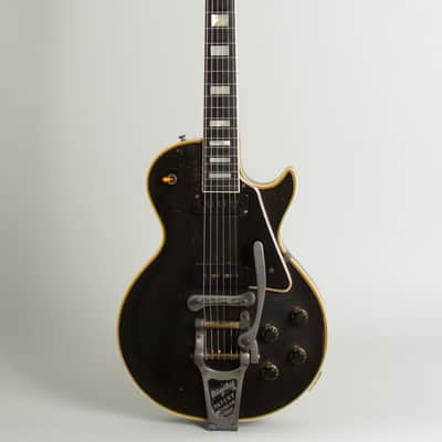 Gibson  Les Paul Custom Solid Body Electric Guitar (1956), ser. #6-7287, original black hard shell case. image 1