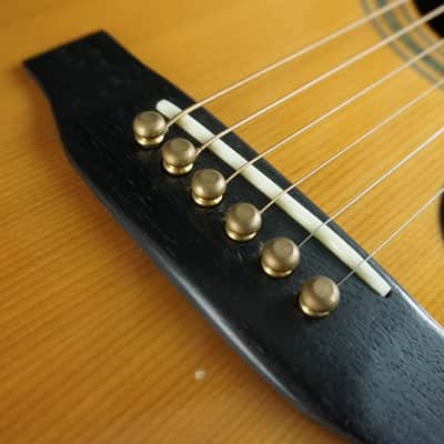 Morris W-35 Vintage MIJ Dreadnought Acoustic Guitar w/ Hard Case image 9