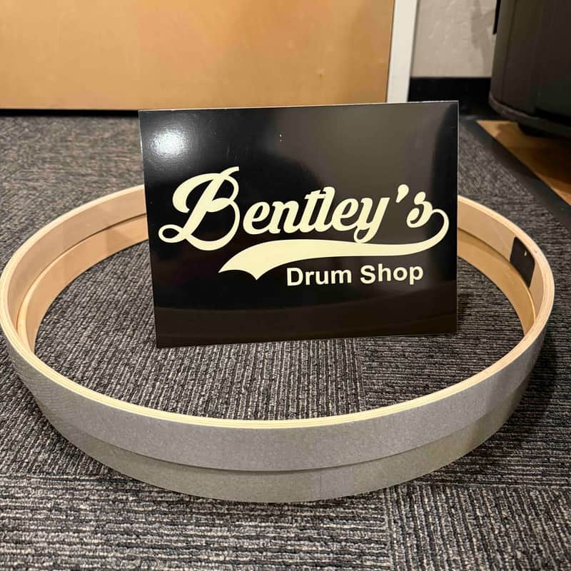 Mapex Silver Sparkle 22" Bass Drum Hoop Pair (Rm 4) image 1