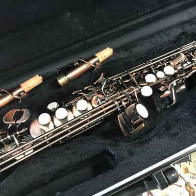 Antigua Winds PowerBell Professional Bb Soprano Saxophone - Vintage Copper Lacquer image 3