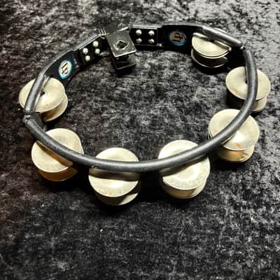 Latin Percussion Mountable Cyclops Tambourine - Black (Nice and LOUD!) image 1