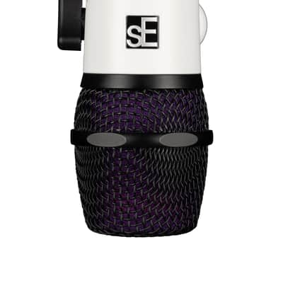 sE Electronics VPACKEC Eloy Casagrande Signature V Pack Feat 2 V Kick, 3 V Beat, 4 V Clamps, 1 V7 X, Pair of sE8 in White & Purple w/Case image 7
