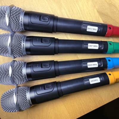VocoPro Digital-Quad-H1 Four-Channel UHF Wireless Handheld Microphone System (902 to 910.7 MHz) image 2