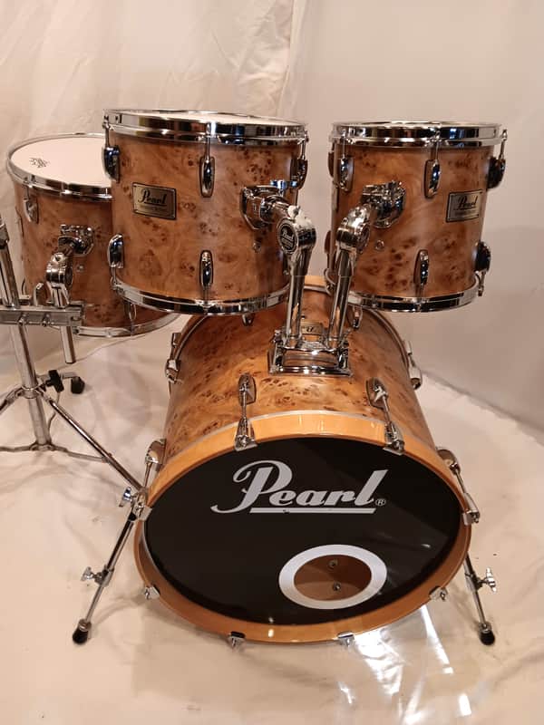 Pearl Session Shell Pack .. Late '90s .. Rare Light Burlwood