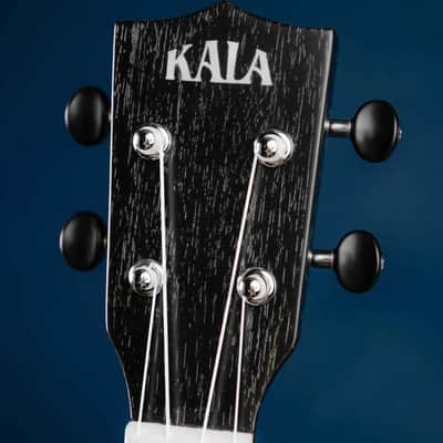 Kala Salt & Pepper Doghair Mahogany Electro Baritone Ukulele KA-SDH-BE image 7