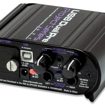 ART USB Dual Pre Project Series 2-Channel USB Preamplifier image 3