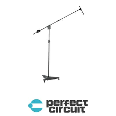 K&M 21430 Overhead Microphone Stand (Black) image 1